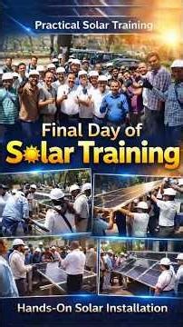 Final Day Of Solar Training Hands On Solar Installation