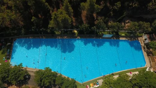 Europe's longest swimming pool is as big as a football pitch and entry is £3.50