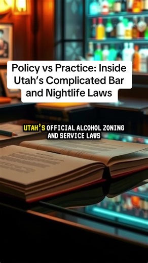 Policy vs Practice: Inside Utah’s Complicated Bar and Nightlife Laws Utah Utah Alcohol Laws Utah Policy vs Practice Utah history #UtahNightlife #UtahAlcoholLaws #PolicyVsPractice #Utah #UtahLocalGovernment