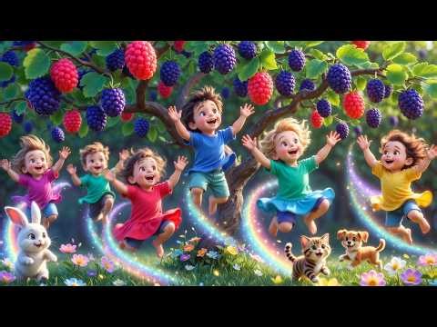 Here We Go Round the Mulberry Bush 🌳🎶 | Classic Nursery Rhymes & Preschool Songs for Kids