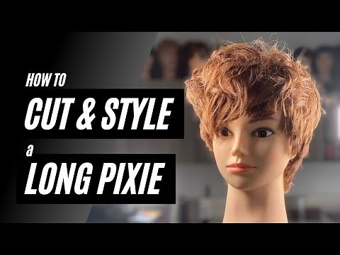 How to Cut and Style a Long Pixie