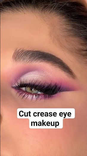 Flawless Cut Crease Eye Makeup Tutorial | Step-by-Step Glam Look#shortsviral #softglamlook #shorts