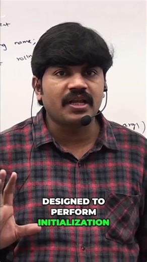 Constructors: Your Key to OOPS Object Initialization #shorts