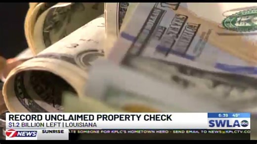 KPLC-TV, Channel 7, in Lake Charles, reported on Louisiana State Treasurer John Fleming, M.D., making history last week. At the Logansport Chamber of Commerce meeting, he personally delivered an unclaimed property check to Shreveport native James Willett for $320,706.21 and another check for $79,982.26 for a trust established on behalf of his son. Dr. Fleming was delighted to return these funds to Mr. Willett. It was the largest unclaimed property check ever presented to a recipient by a Louisia