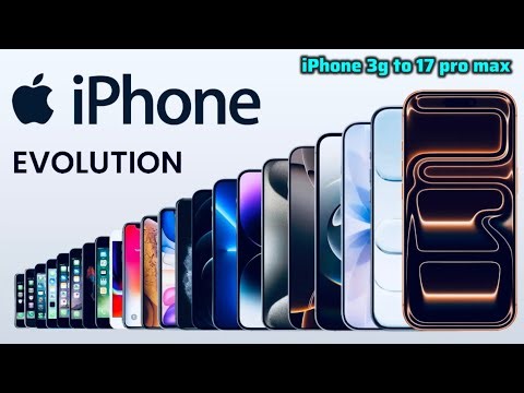 iPhone Evolution Explained 📱 | iPhone 3G to iPhone 17 Pro Max (2008–2025)