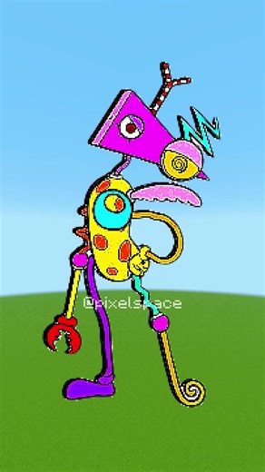 The Forgotten Performers of Digital World in Pixel Art | Kaufmo, Gloink Queen, Bubble & Zooble Parts