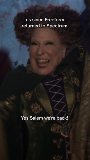 it's good to be back. 💫 Freeform returns to spectrum, just in time to watch #31NightsOfHalloween all october long. | 31 Nights of Halloween