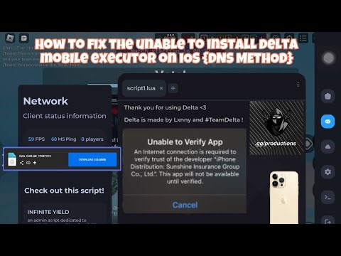 How to fix unable to install app Delta Roblox Mobile Executor On iOS | fix intgrity 2024 No revoke
