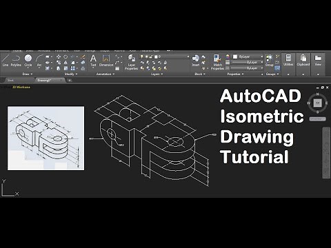 AutoCAD Isometric Drawing Tutorial || Circle in Isometric