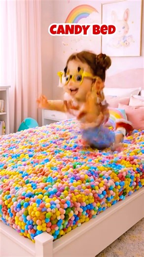 🛏️ What Happens in a Funny Bed Adventure? #kidsfun