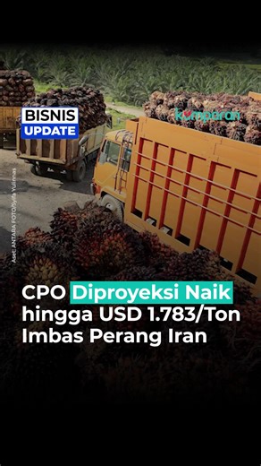 Indonesia Palm Oil Strategic Studies (IPOSS) merilis Outlook Sawit Q2 2026 yang memproyeksikan harga crude palm oil (CPO) global akan terus menguat sepanjang kuartal kedua tahun ini, didorong oleh kenaikan harga energi global di tengah eskalasi perang Iran melawan AS-Israel. Dalam laporannya, harga CPO global diproyeksikan naik dari sekitar USD 1.165 per ton pada Maret 2026 menjadi sekitar USD 1.440 per ton pada April 2026. Selanjutnya, harga diperkirakan meningkat lagi menjadi sekitar USD 1.701