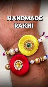 DIY Silk Thread Rakhi | Easy Handmade Rakhi Making | Raksha Bandhan Craft