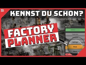 FACTORY PLANNER | Factorio Mod | Deutsch