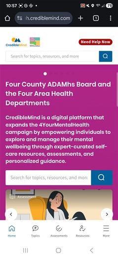💚 Your mental wellbeing matters — and support is now easier to access than ever. Our Health Commissioner Joy is excited to talk about CredibleMind, a free, confidential, and 24/7 online resource to help you explore mental health tools, videos, articles, and self-guided practices that fit your needs. Create an account to get personalized recommendations based on your interests and wellness goals. It only takes a minute — and can make a big difference. 🧠 Explore CredibleMind today: www.4ymh.cred