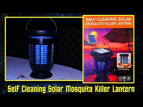 Self Cleaning Solar Mosquito Killer / Lantern Full Set Up and Demonstration