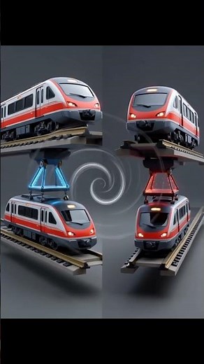 🚄 How Maglev Trains Work | Smart Engineering Explained ⚙️ #mechanicalengineering