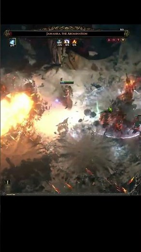 POE2 Jamanra, the Abomination Act 2 Final Boss vs Chronomancer