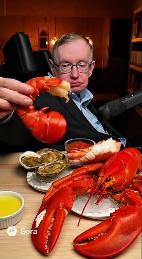 Stephen hawking eating ASMR #stevenhawking #aistephenhawking #stephenhawking #asmreating