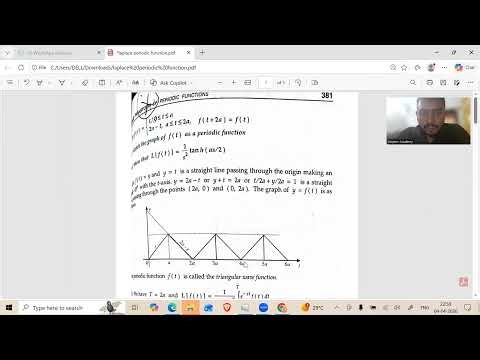 laplace periodic function