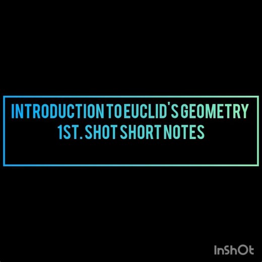 Class 9th Maths Notes of Euclid's Geometry
