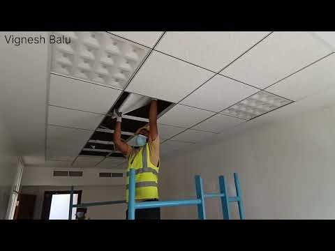 Step-by-Step Guide to Removing Ceiling Grid & Tiles Safely | Vignesh Balu