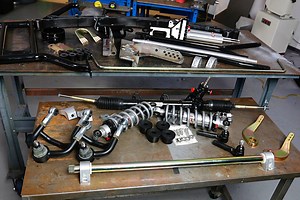 Installing a full suspension on a 1967 Mustang for ultimate handling