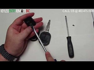 How To Replace A 2004 - 2009 Chevrolet Aveo Key Fob Battery
