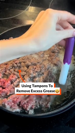 Using tampons to remove excess grease🤩 | Twisted
