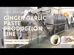 Ginger garlic paste production line