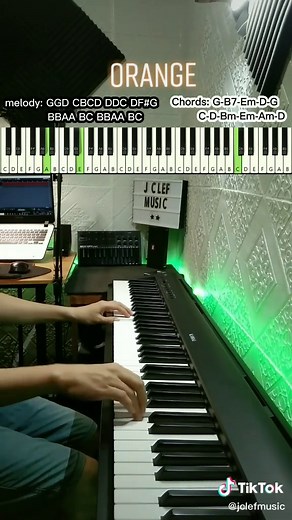 Orange Piano Tutorial 🎹 #EduWow