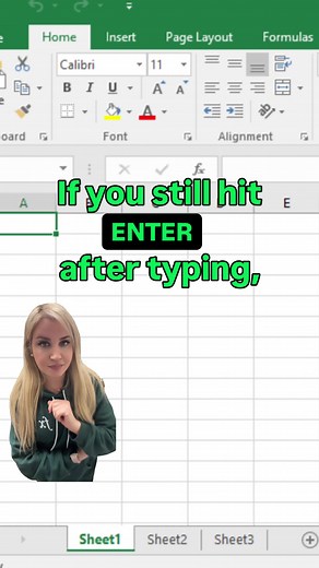 Are you still hitting enter after typing text in Excel? It’s time to change your spreadsheet game! Have more control over your worksheets by following these simple tricks! #e#excelE#ExcelTipss#shortcutss#spreadsheets