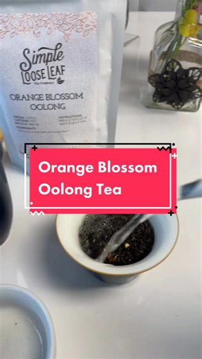 Orange blossom #oolong #tea. Brewed four times and ran out of time to brew more. Smells like orange zest and fresh fall leaves 🍁.