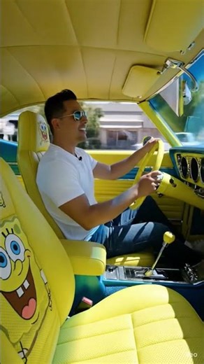 SpongeBob SquarePants theme on a Chevy Chevelle #spongebob #trending #shorts #fyp