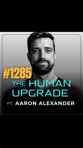 The power of tongue exercises. 👅 In this episode of The Human Upgrade Podcast, Aaron Alexander, a world-renowned human performance coach, manual therapist, and creator of The Align Method. Aaron has worked with elite athletes, high-level entrepreneurs, and celebrity performers to transform how they move, breathe, and live in their bodies. He merges functional movement, passive health strategies, emotional awareness, and deep nervous system science to help people get unstuck—physically and emoti