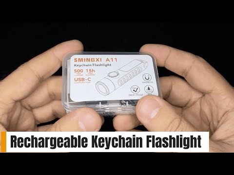Rechargeable Keychain Flashlight Review — 500 Lumens Mini EDC Light with USB-C & Magnetic Base