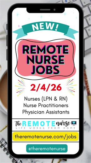 New Remote Nursing Jobs Available Now!