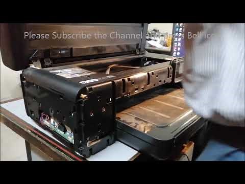 How to fix HP Officejet 7500A Wide Format Ink Cartridge Unit Is Stuck