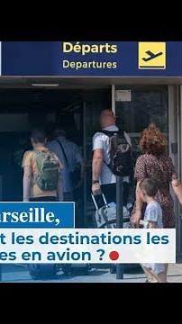 Depuis l'aéroport de Marseille, quelles sont les destinations les moins chères ?