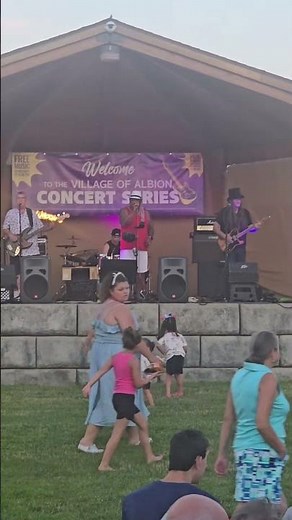 Local Band. The Who Dats. Come and Get Your Love. (Redbone cover). Albion, NY