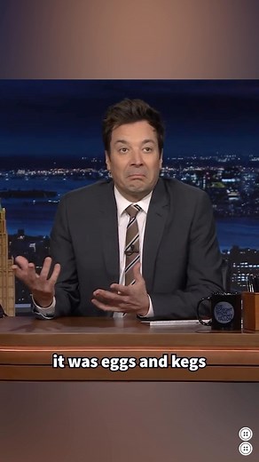 Two Buttons Deep on Instagram: "Jimmy Fallon recaps his weekend around Albany 🍻 📷: @fallontonight"