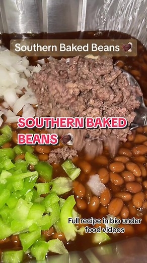 Southern Baked Beans with Ground Beef 🦃