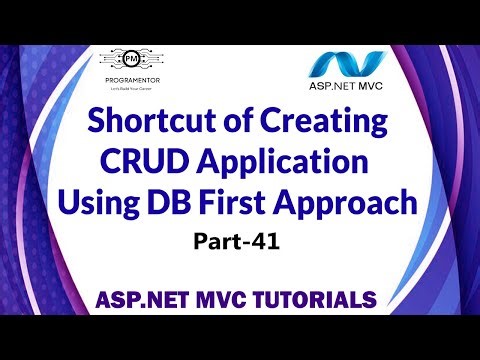 41 | EASY or Shortcut Way of Creating CRUD App Using Entity Framework In ASP.NET MVC (Hindi/Urdu)