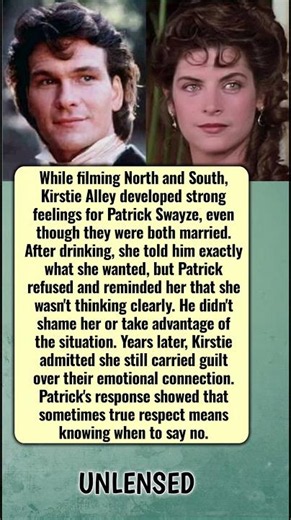 Patrick Swayze Protected Kirstie Alley From Herself