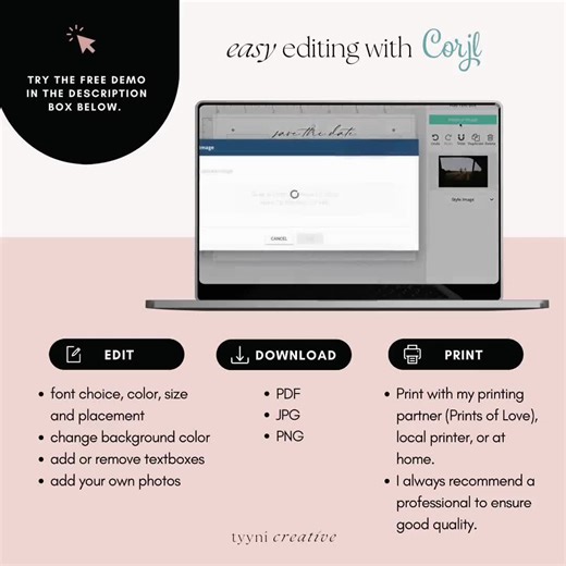 Printable Wedding Thank You Card Template With Picture, Minimalist Editable Thank You Cards With Picture, Handwritten Thank You Note - Etsy