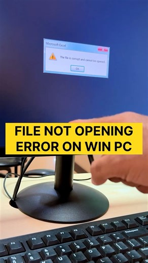 How to fix file not opening issue on windows Pc | Pctips #window11 #shorts #reels #laptop