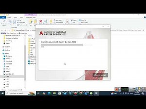 How to Install AutoCAD Raster Design 2022 English
