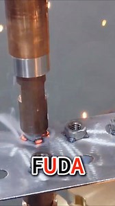 Spot welding machine. Automatic nut feeding and welding machine. #spotweldingmachine #resistanceweldingmachine #spotwelding #spotwelder #weldingmachine #welder #nut WhatsApp 188 2540 8801 | Fo shan Fuyin Welding Equipment Co., Ltd.