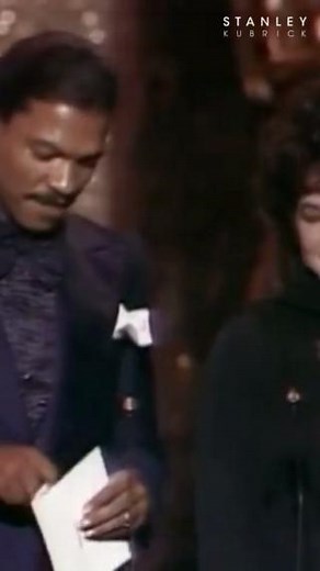 John Alcott winning the Oscar for Cinematography for #BarryLyndon at the 48th Academy Awards in 1976. | Stanley Kubrick