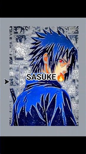 Code Draws Sasuke Perfectly #animedrawing #shorts