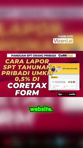 Cara Baru Lapor SPT Tahunan UMKM Lewat Coretax Form